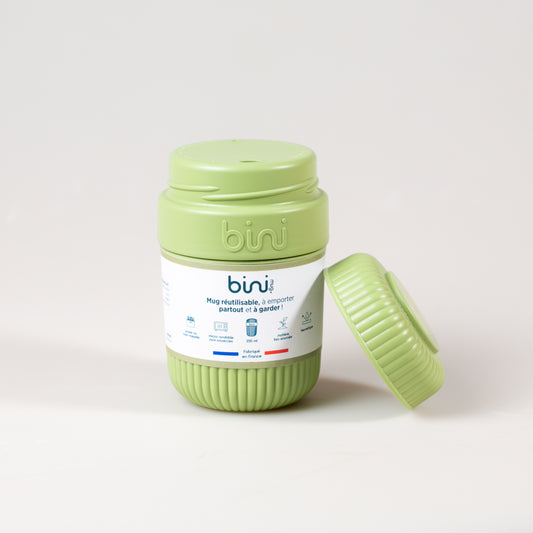 Mug réutilisable vert olive
