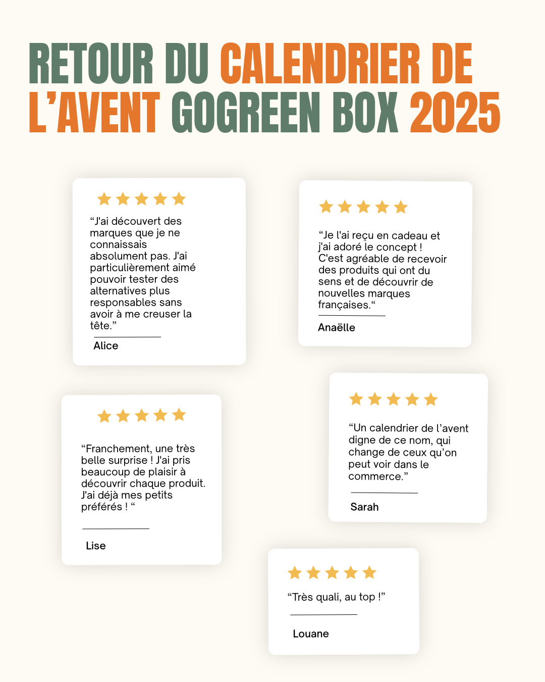 Calendrier de l’Avent zéro déchet 2026 : 24 surprises écoresponsables